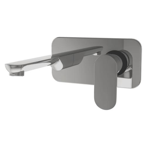 Single Lever Basin Mixer Wall Mounted Chrome